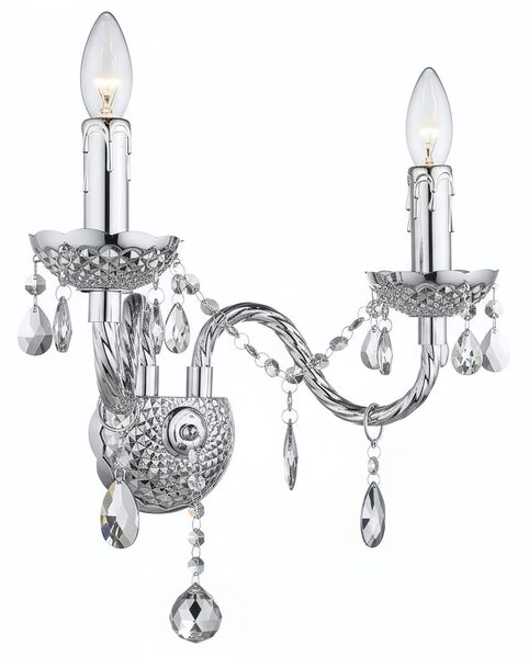 Toolight Rea, Nástěnné svítidlo EBT019-2W Chrome, OSW-01237