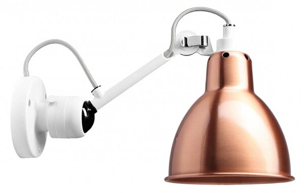 DCW éditions Lampe Gras N°304 E14 nástěnné svítidlo BíláMěděnáOvál
