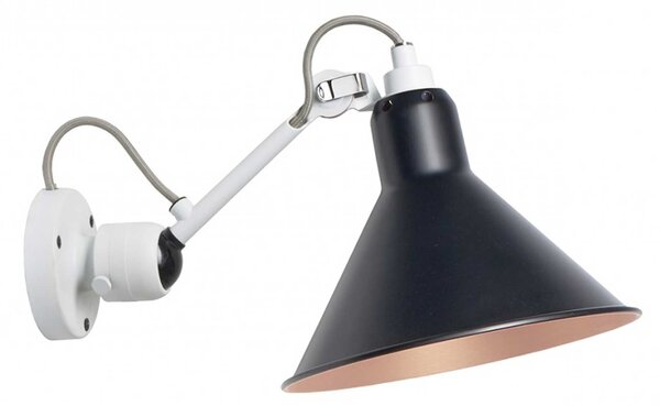 DCW éditions Lampe Gras N°304 E14 nástěnné svítidlo BíláČerná MěďKužel