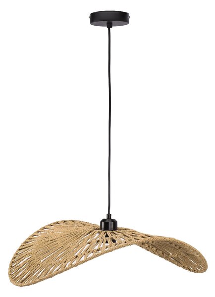 Toolight Toolight, závěsné stropní svítidlo 50cm, 1xE27, APP1739-1CP, hnědá-černá, OSW-06062