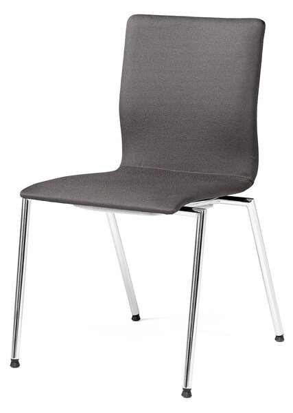 AJ Produkty Konferenční židle WHISTLER, bez područek, tmavě šedá
