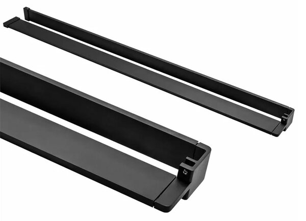 Mereo Mereo, Polička k WI, délka 120 cm, černý ALU, CK10620PB