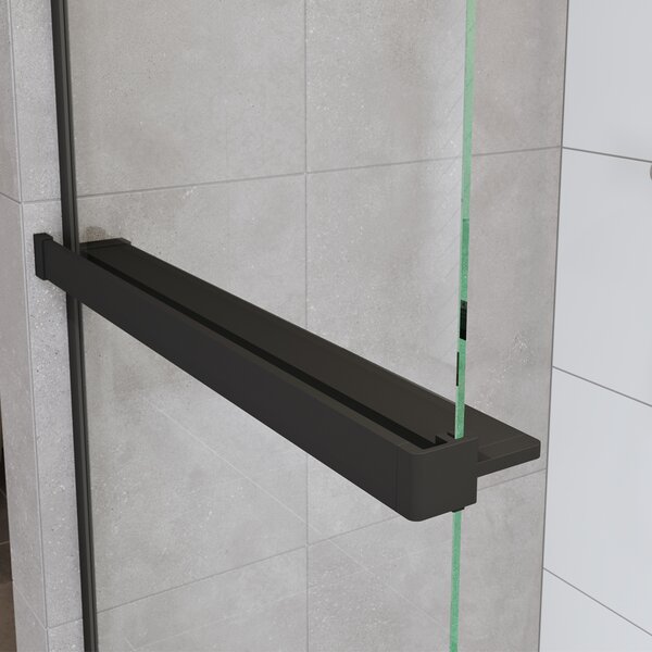 Mereo Mereo, Polička k WI, délka 120 cm, černý ALU, CK10620PB