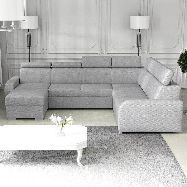 Sedací souprava OSLO U | 170x315x250 | rozkládací + 2x úložný prostor | VÝBĚR TKANIN
