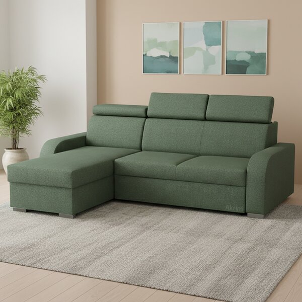 Sedací souprava OSLO L | 170x235 | rozkládací + úložný prostor | VÝBĚR TKANIN