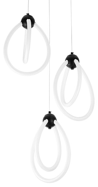 Toolight Dekorativní LED osvětlení G022-3CPR černé