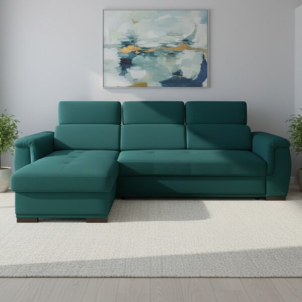 Sedací souprava UMBRIA III | 177x270 cm | rozkládací + úložný prostor | VÝBĚR LÁTEK