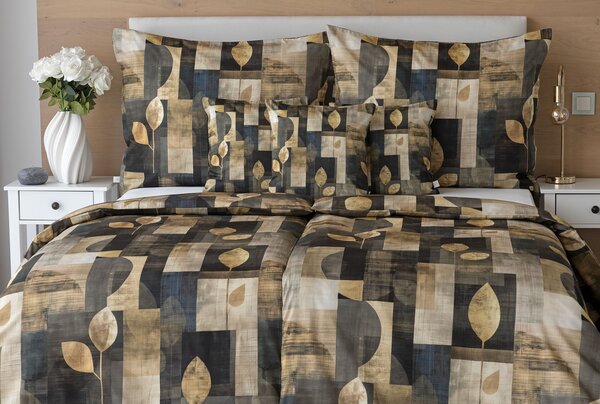 Povlečení Mosaica Mako satén DUO SET 2x 140/200, 2x 70/90