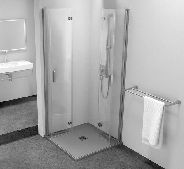 Polysan Polysan, ZOOM čtvercová sprchová zástěna 900x900mm, rohový vstup, ZL4915L-02