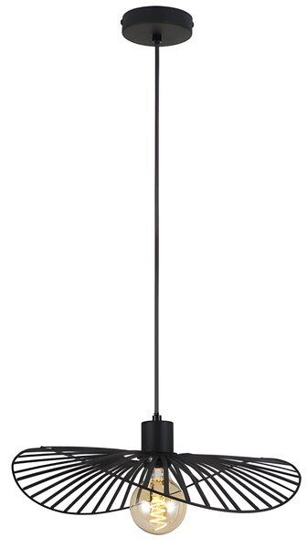 Toolight Toolight, závěsné svítidlo 41cm, 1xE27, APP1840-1CP, černá, OSW-07061