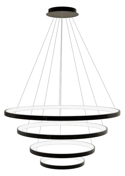 Toolight Toolight, LED stropní svítidlo 20/40/60/80 cm, 82W, 3000K, LHJ014-CP4, černá, OSW-50005