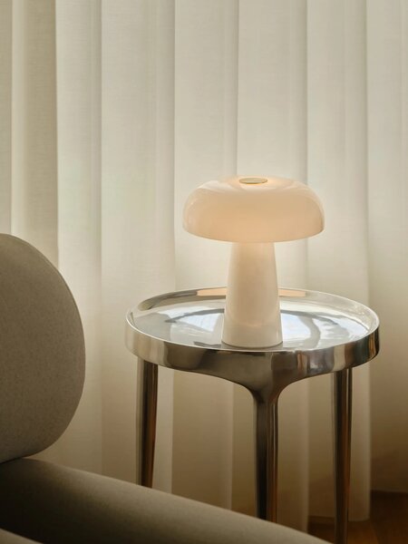Nordlux Glossy Mini stolní lampa 1x15 W bílá 2520015001