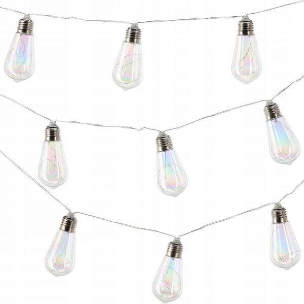 Garden Line Solární LED světelný řetěz Felisi 3,8 m studená bílá