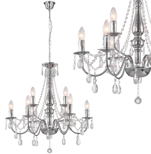 Toolight Rea, Stropní svítidlo EBT016-9CP CHROME, OSW-01231