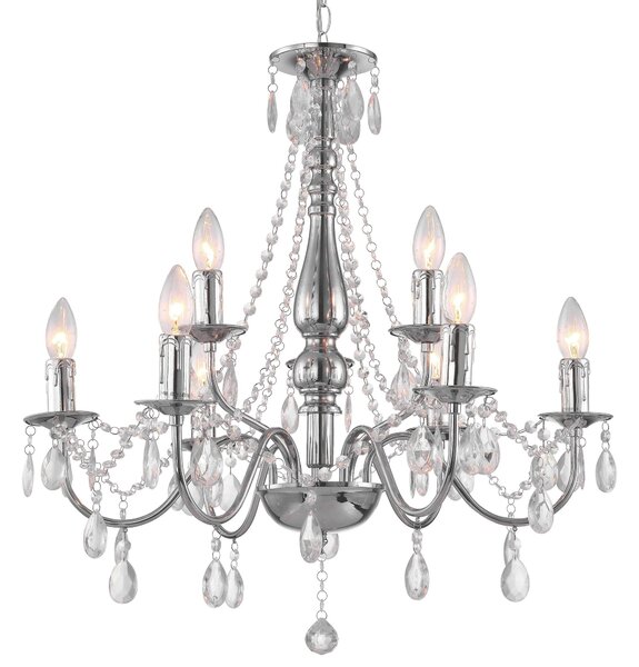 Toolight Rea, Stropní svítidlo EBT016-9CP CHROME, OSW-01231