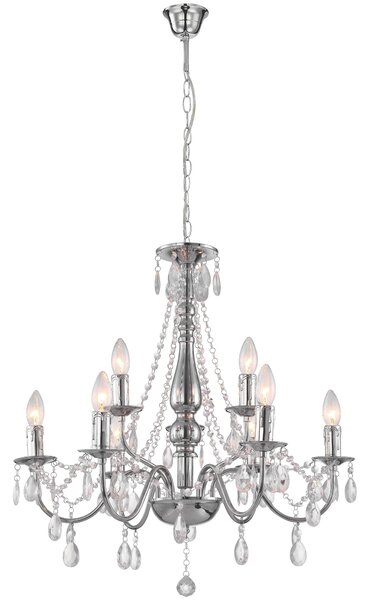 Toolight Rea, Stropní svítidlo EBT016-9CP CHROME, OSW-01231