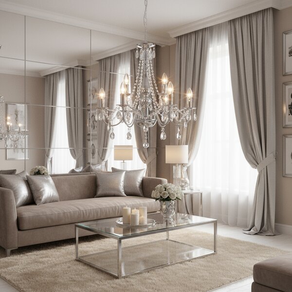 Toolight Rea, Stropní svítidlo EBT016-9CP CHROME, OSW-01231