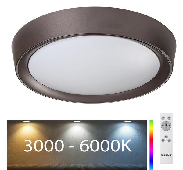 Rabalux - LED RGB Stmívatelné stropní svítidlo LED/24W/230V + DO 3000-6000K RL2987