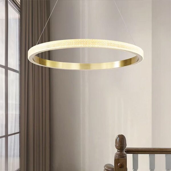 Toolight Toolight, LED stropní svítidlo 23W APP1510-CP, zlatá lesklá, OSW-05471