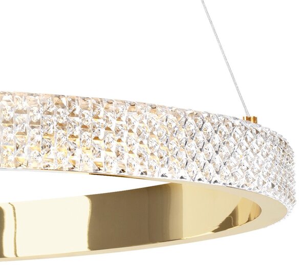 Toolight Toolight, LED stropní svítidlo 23W APP1510-CP, zlatá lesklá, OSW-05471