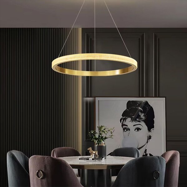 Toolight Toolight, LED stropní svítidlo 23W APP1510-CP, zlatá lesklá, OSW-05471