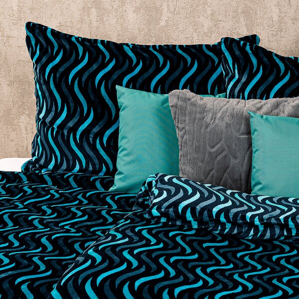 4Home Povlečení Wave mikroflanel, 140 x 220 cm, 70 x 90 cm