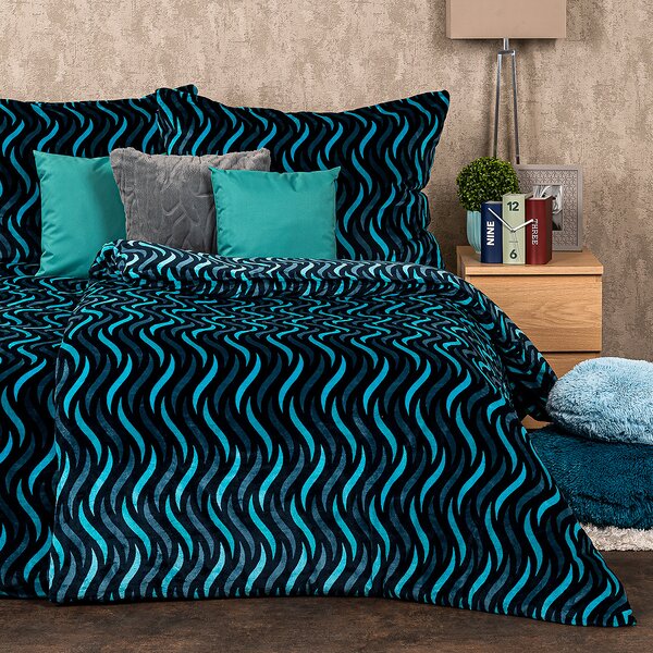 4Home Povlečení Wave mikroflanel, 140 x 220 cm, 70 x 90 cm