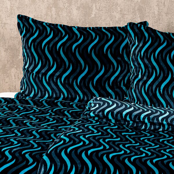 4Home Povlečení Wave mikroflanel, 140 x 220 cm, 70 x 90 cm