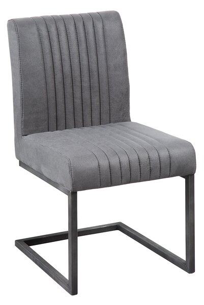 Noble Home Konferenční židle Asteg, šedá, kovová podnož