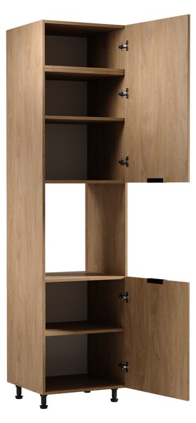 Kuchyňská skříň na vestavnou troubu SALERNO - šířka 60 cm, dub