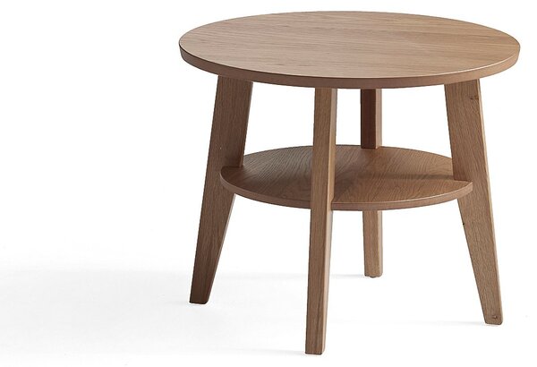 AJ Produkty Konferenční stolek HOLLY, Ø 600 mm, dub