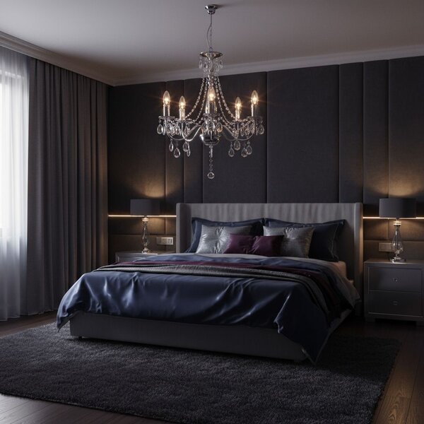 Toolight Rea, Stropní svítidlo EBT014-5CP CHROME, OSW-01249