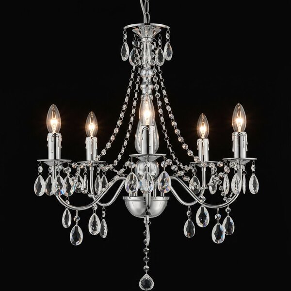 Toolight Rea, Stropní svítidlo EBT014-5CP CHROME, OSW-01249