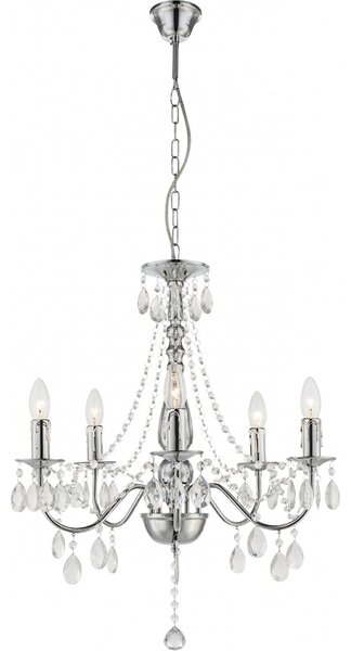 Toolight Rea, Stropní svítidlo EBT014-5CP CHROME, OSW-01249