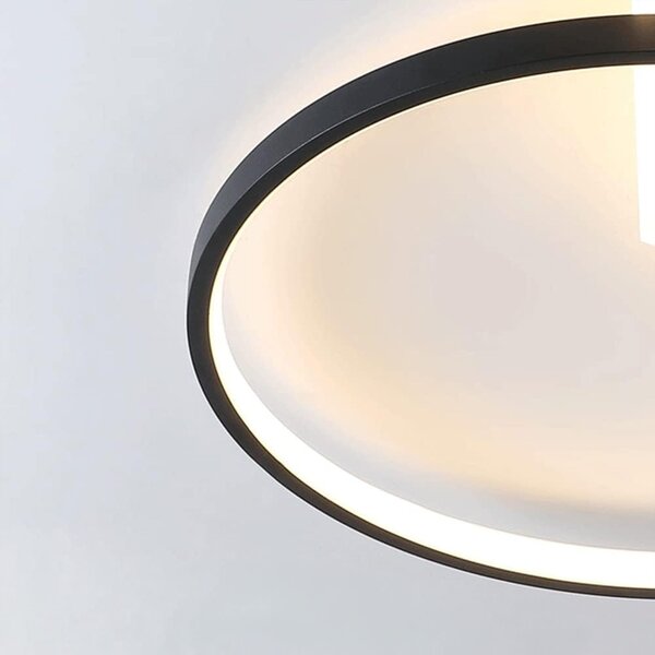 Toolight Toolight, stropní svítidlo 50cm, 30W, 3000K, LHJ076-C, černá-bílá, OSW-50037