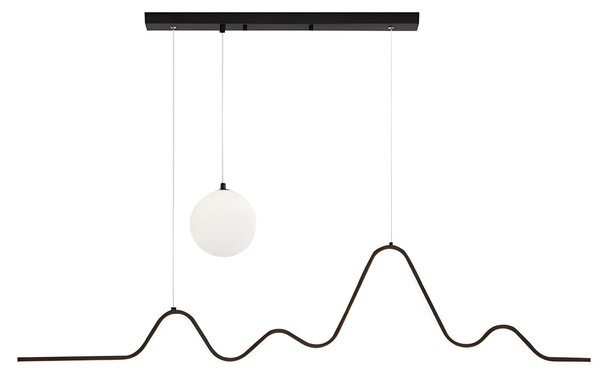 Toolight Toolight, LED závěsné osvětlení 120cm, 36W, 3000K, LHJ033-CP, černá matná, OSW-60020