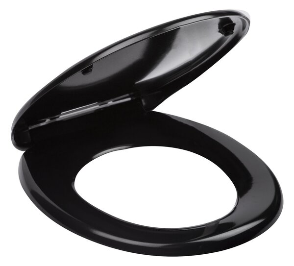 Novoterm WC prkénko NV-Julia Black Soft Close Duroplast