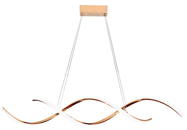 Toolight Toolight, LED stropní osvětlení 110cm, 46W, 3000K, LHJ021-CP, růžové zlato, OSW-50009