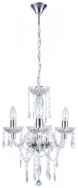 Toolight Rea, Stropní svítidlo EBT006-3CP TRANSPARENT, OSW-01241