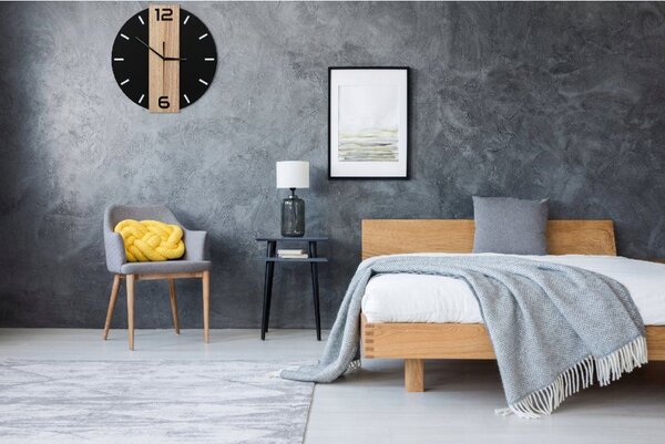 Tutumi Nástěnné hodiny Loft kulaté 35 cm kovové / dřevěné MC70901