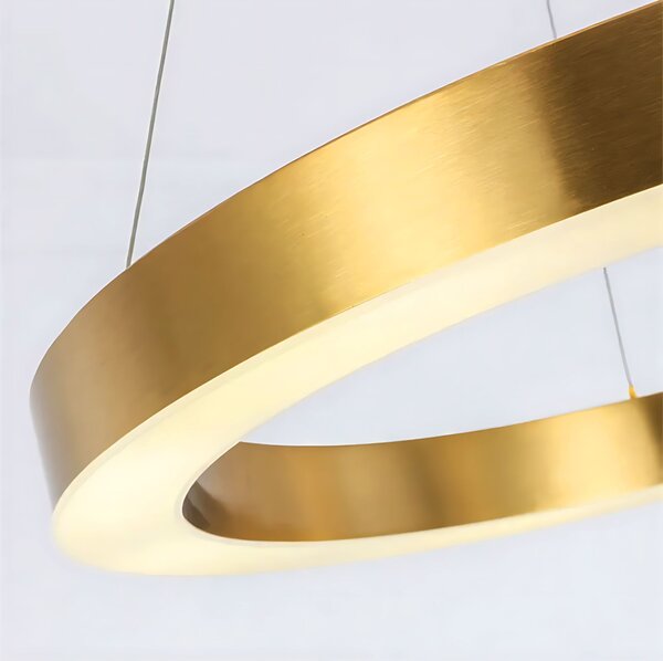 Toolight Toolight, LED stropní osvětlení 60cm, 60W, 3000K, LHJ051-CP1 C, zlatá matná, OSW-50025