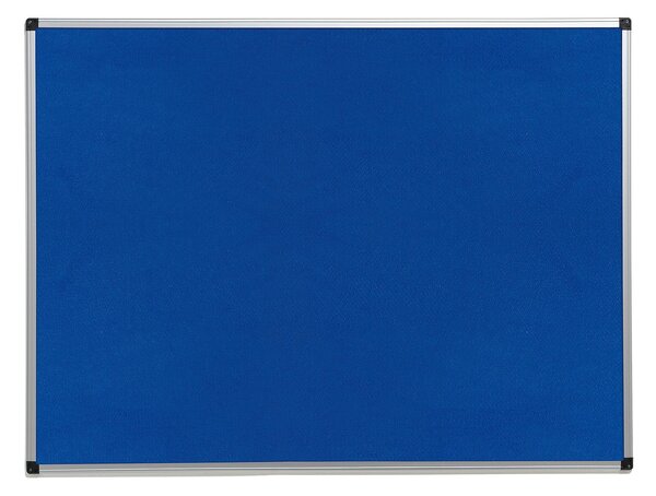 AJ Produkty Nástěnka MARIA, 1200x900 mm, modrá, hliníkový rám