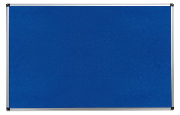 AJ Produkty Nástěnka MARIA, 2000x1200 mm, modrá, hliníkový rám