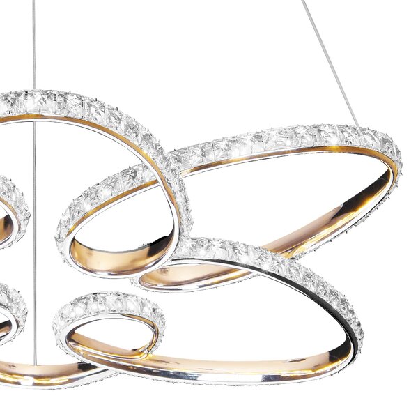 Toolight Závěsné LED osvětlení Urban B4 G001-CP zlaté