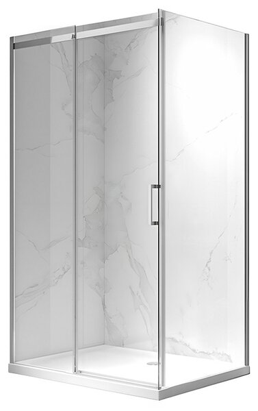 BPS-koupelny Obdélníkový sprchový kout SK-KZ22A 100x80 chrom/transparent - bez vaničky