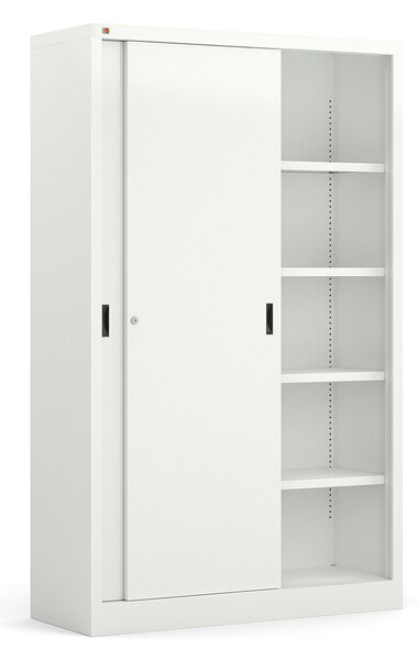 AJ Produkty Skříň s posuvnými dveřmi SPACE, 1950x1200x450 mm, bílá