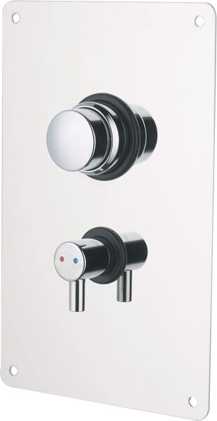 Deante Shower mixer, self-closing, concealed - with temperature control
