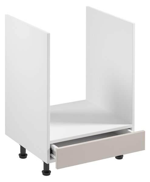 Kuchyňská skříňka pro vestavnou troubu SALERNO - šířka 60 cm, bílá / béžová