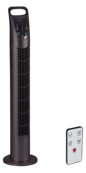 Kanlux 25881 - Sloupový ventilátor VENICO 40W/230V černá + DO KX0363