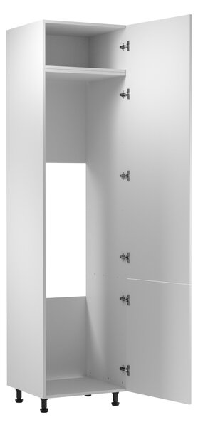 Skříň na vestavnou lednici SALERNO - šířka 60 cm, bílá